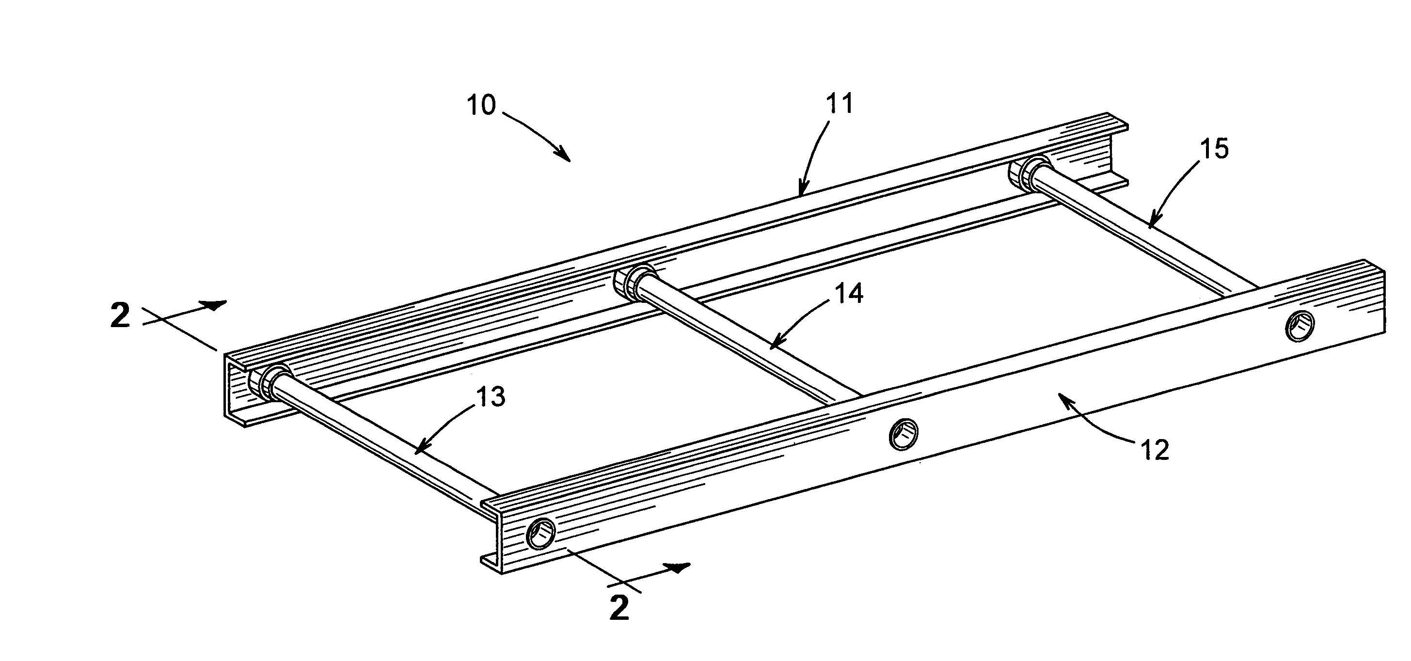 Bi-metallic structural component for vehicle frame assembly