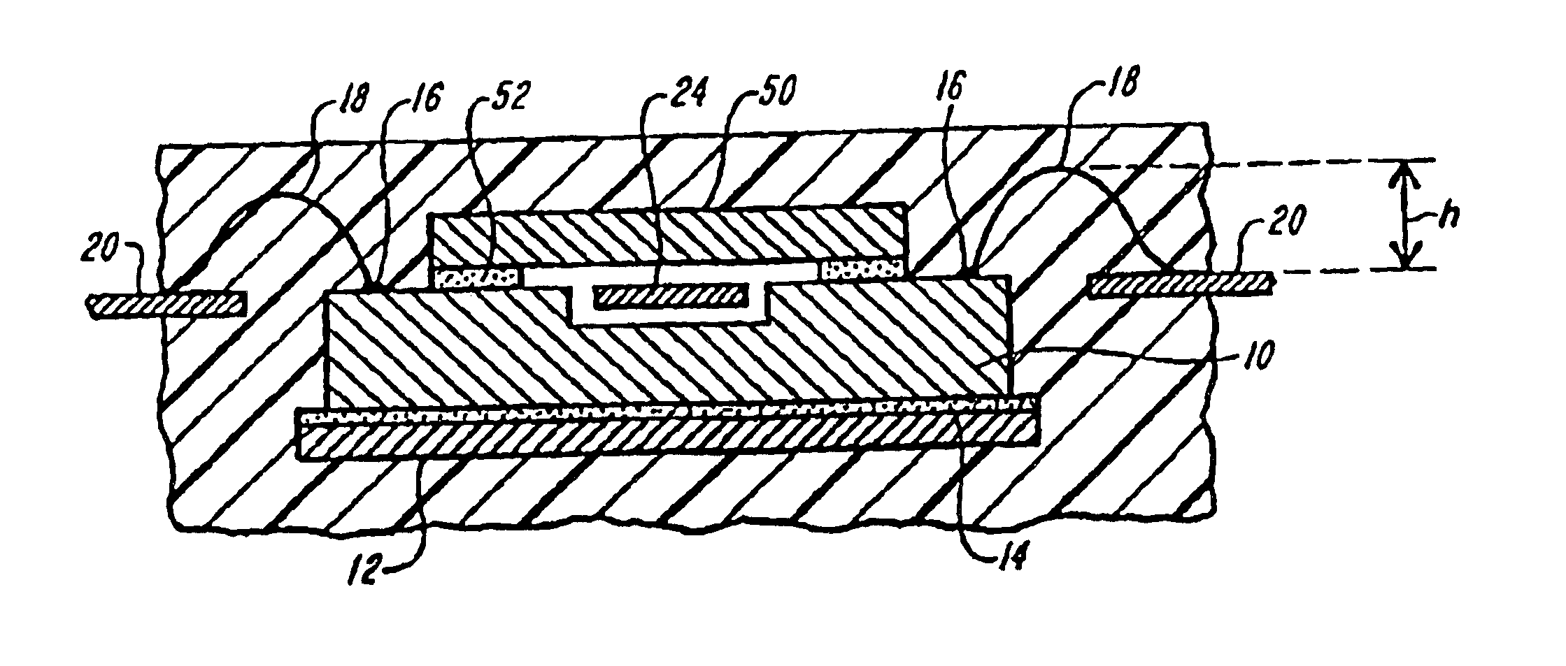 Package for sealing an integrated circuit die