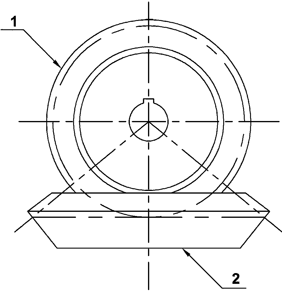 Underground electric drill device and method capable of reducing torque borne by drill stem