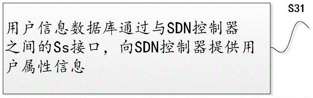 Method and apparatus for controlling user data streams in SDN (Software Defined Network) network, method and apparatus for assistantly controlling user data streams in SDN (Software Defined Network) network