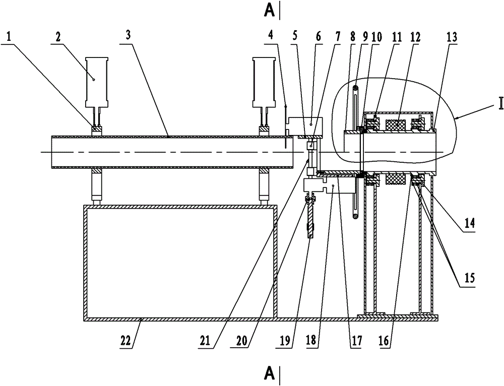 Plastic composite tubular product sample cutting machine for steel wire gauze framework