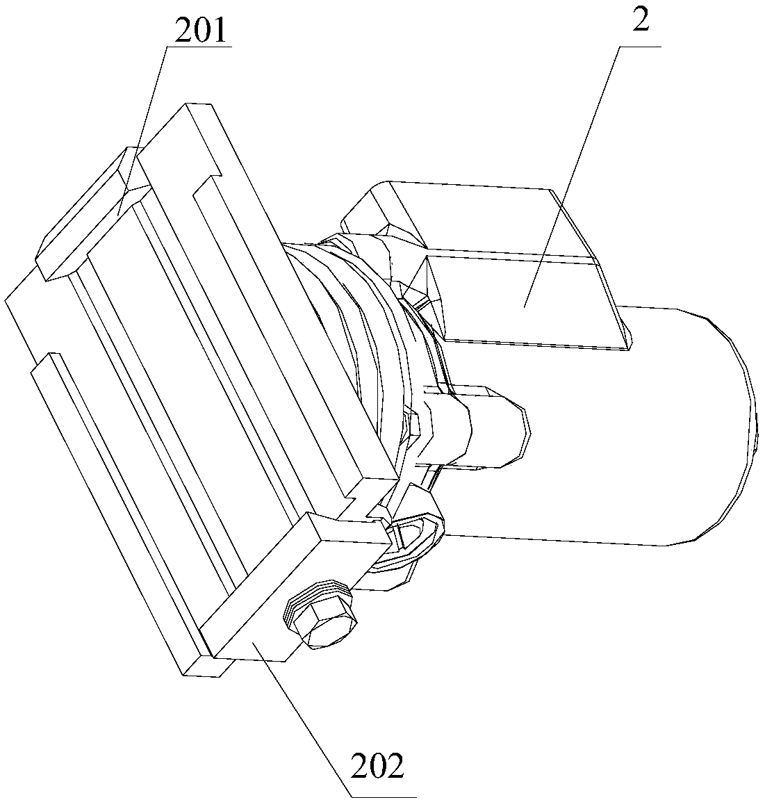 Abrasive block adapting device and tread cleaner
