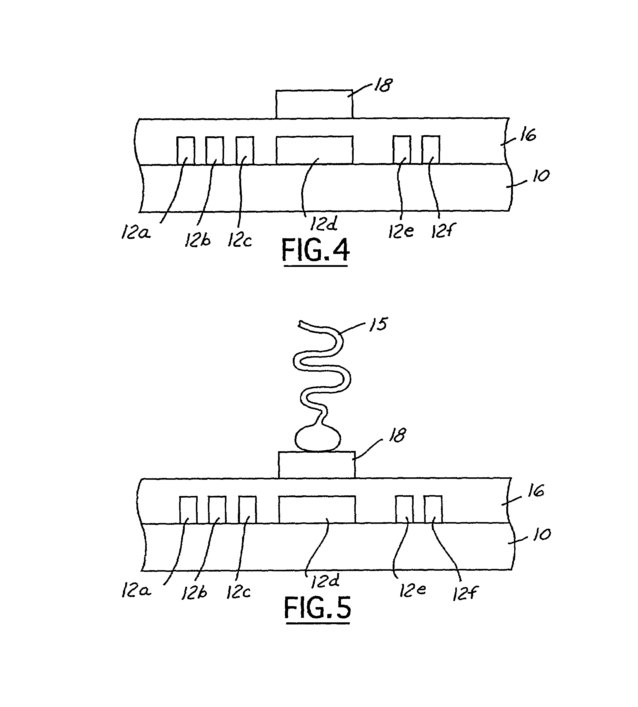 Planar spiral inductor structure with patterned microelectronic structure integral thereto