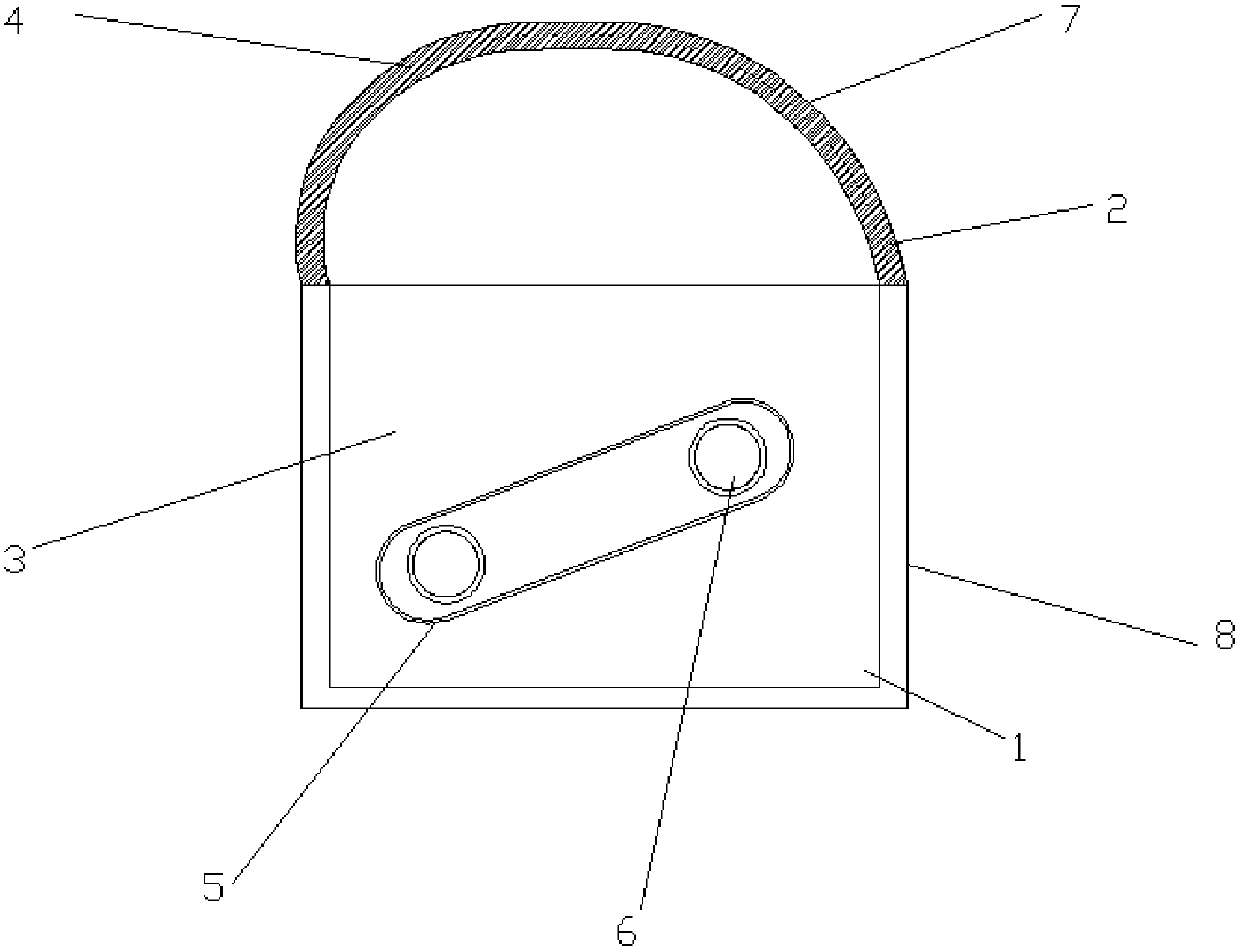 A chute type cutter structure