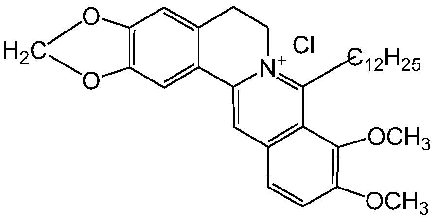 Application of 8-alkylberberine salt in the preparation of drugs for the prevention and treatment of lung cancer