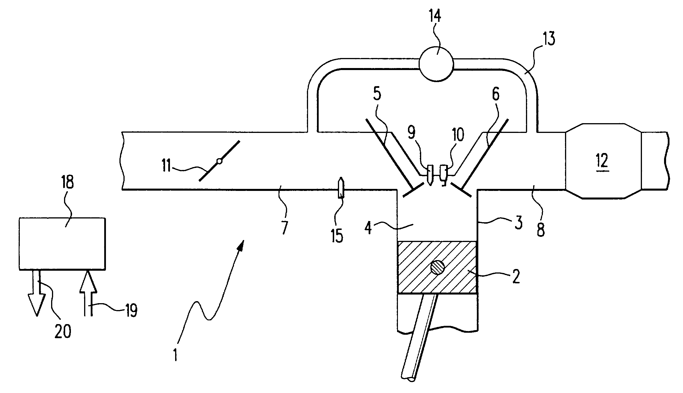 Fuel injection system for internal combustion engines with gasoline direct injection, which includes optional injection into the intake tube, and method for operating it
