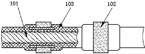 Wire saw spring limit press and its use method