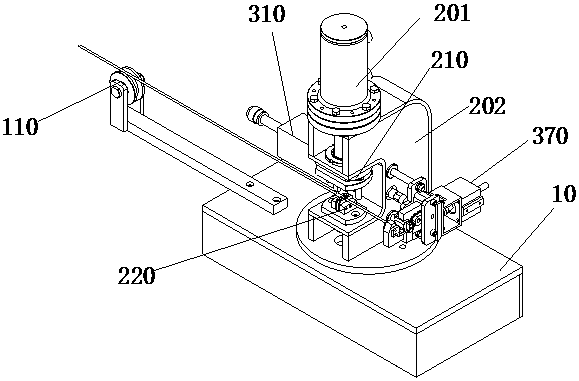 Wire saw spring limit press and its use method