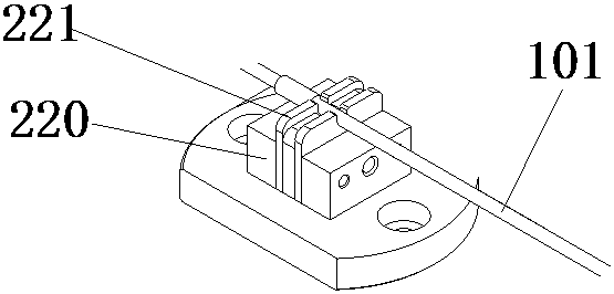 Wire saw spring limit press and its use method