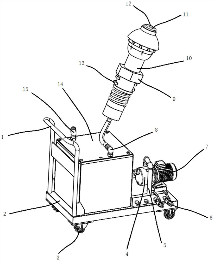 Large-scale pesticide spraying machine