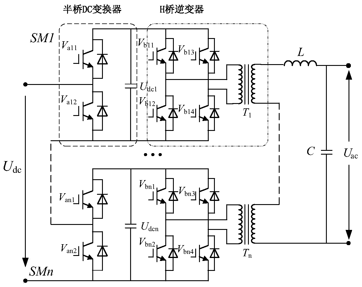 An isolated high-voltage dc/ac converter and its wide-range voltage regulation control method