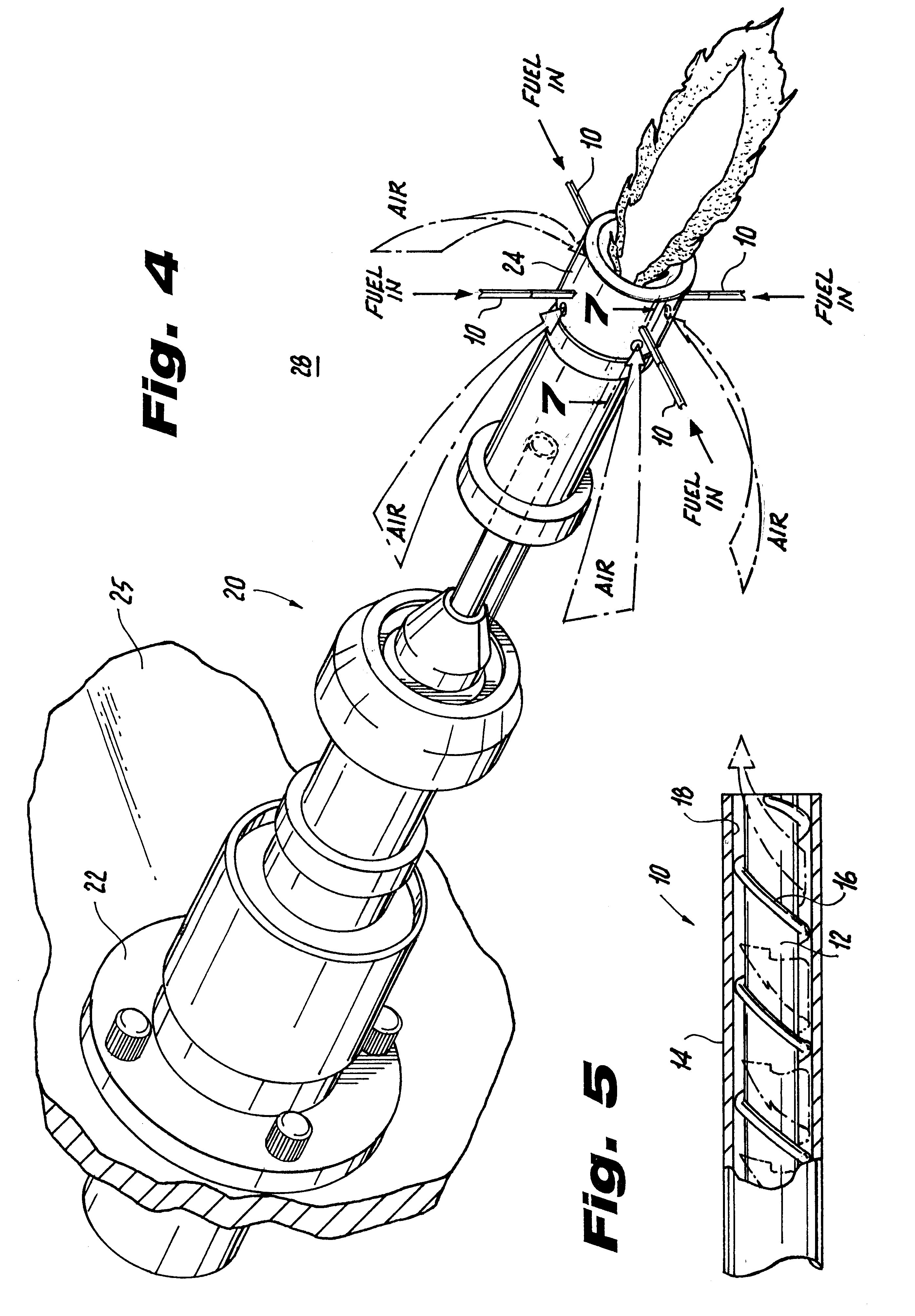 Airblast fuel atomization system