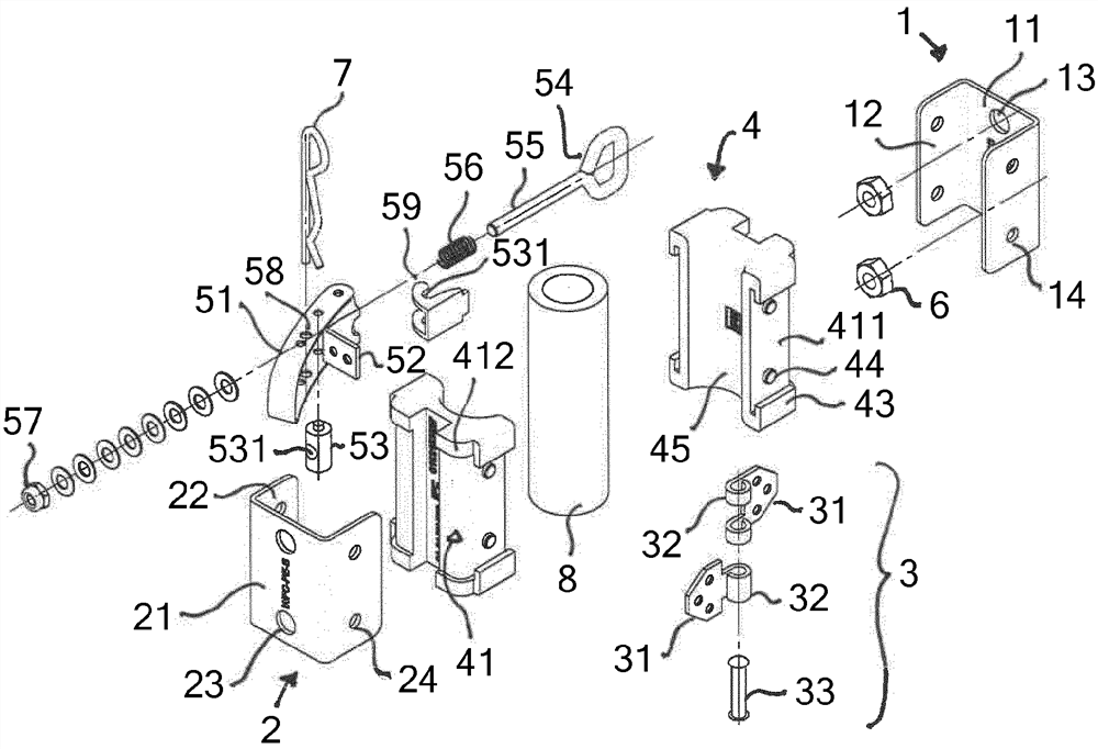 Device for fixing circuit