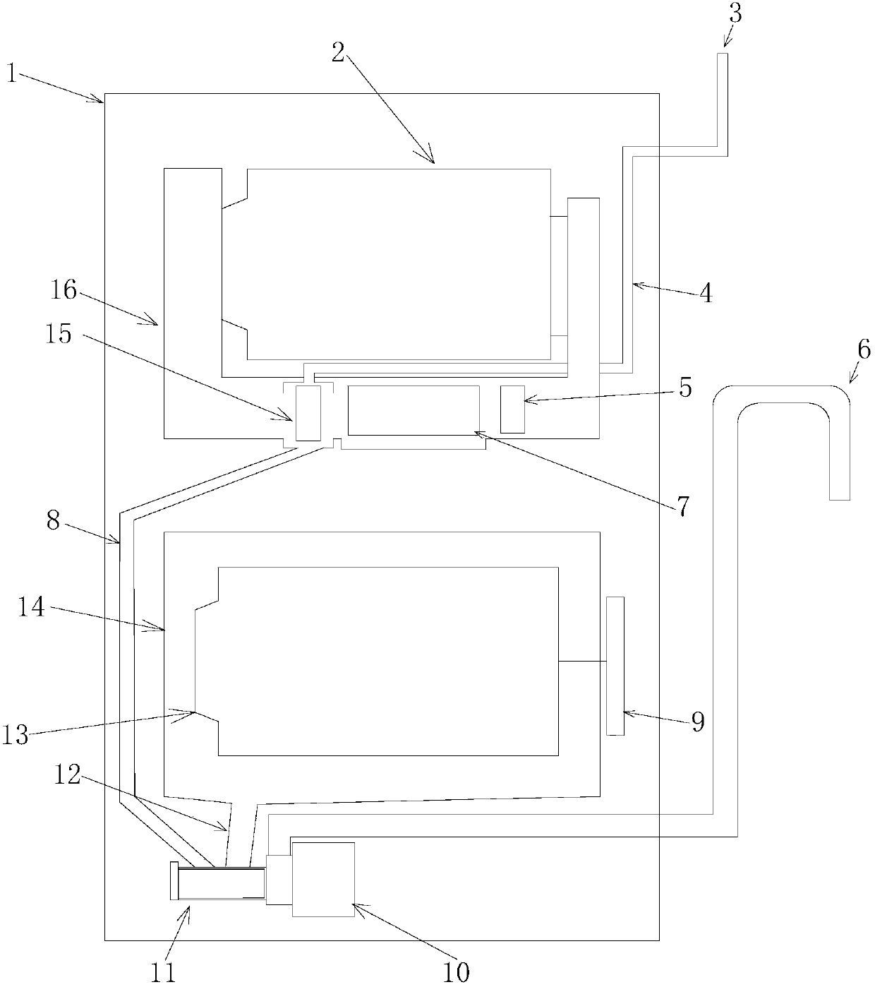 Clothes washing and drying integrated machine