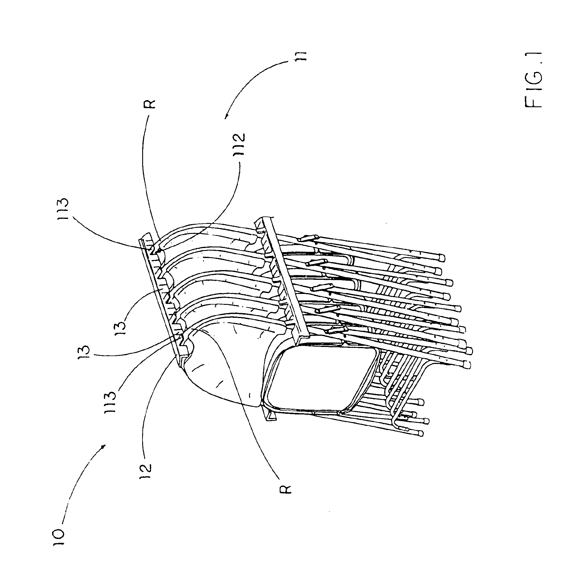 Side mount device for multiple foldable furniture packaging and displaying