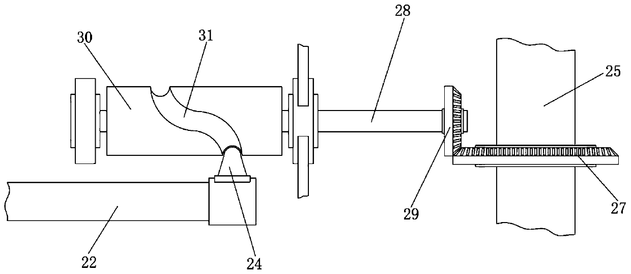 Arrangement device for soft belt type feeding mechanism of automatic pipe cutting machine