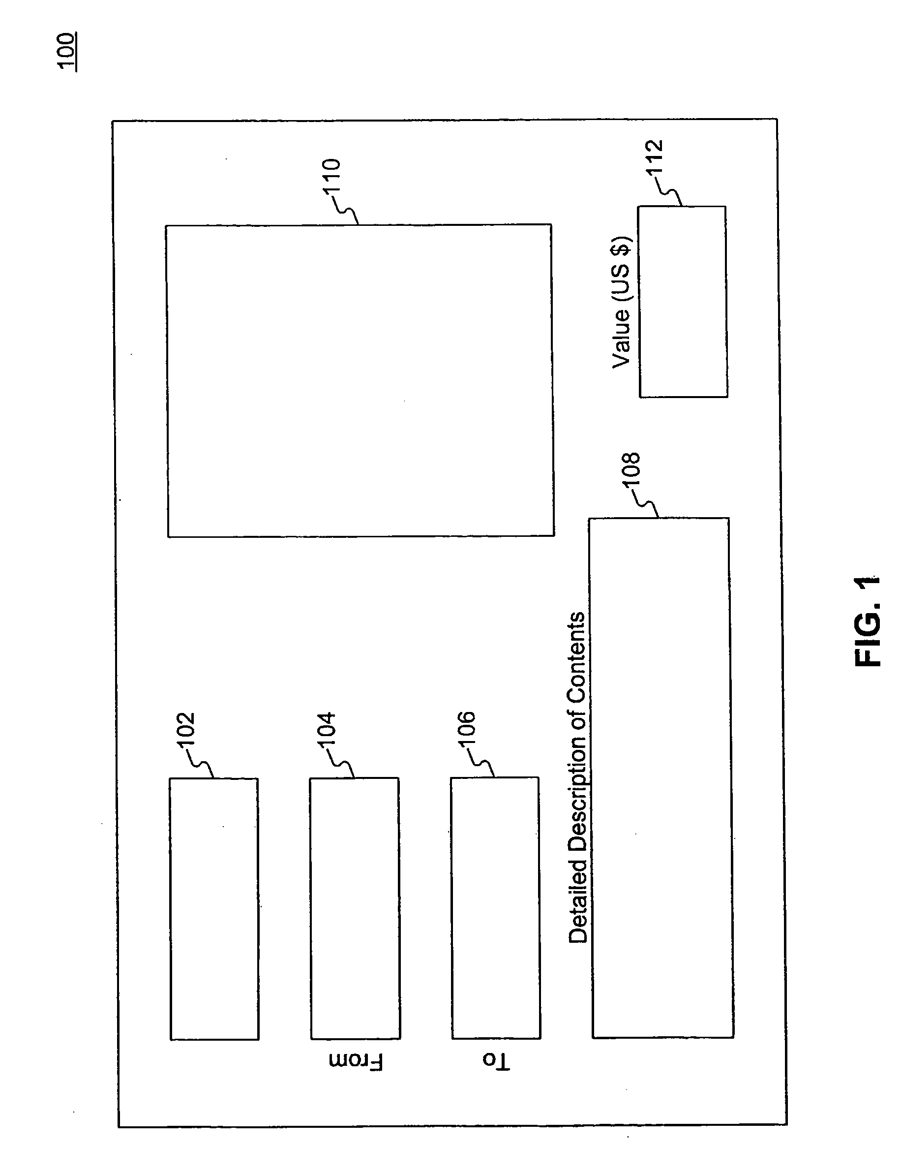Method and system for providing electronic customs form