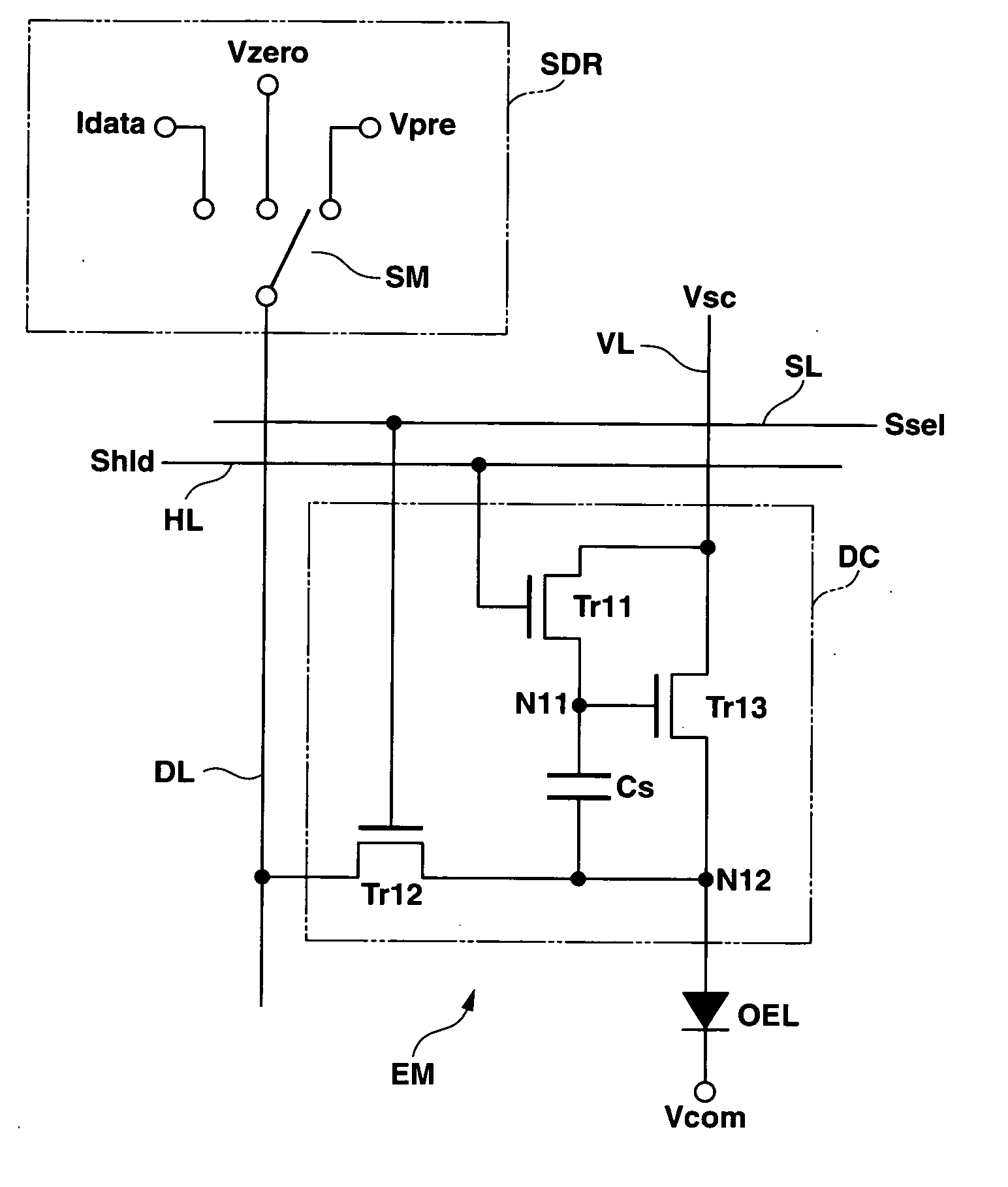 Light emission drive circuit and its drive control method and display unit and its display drive method