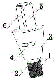 A slit glowing lamp post