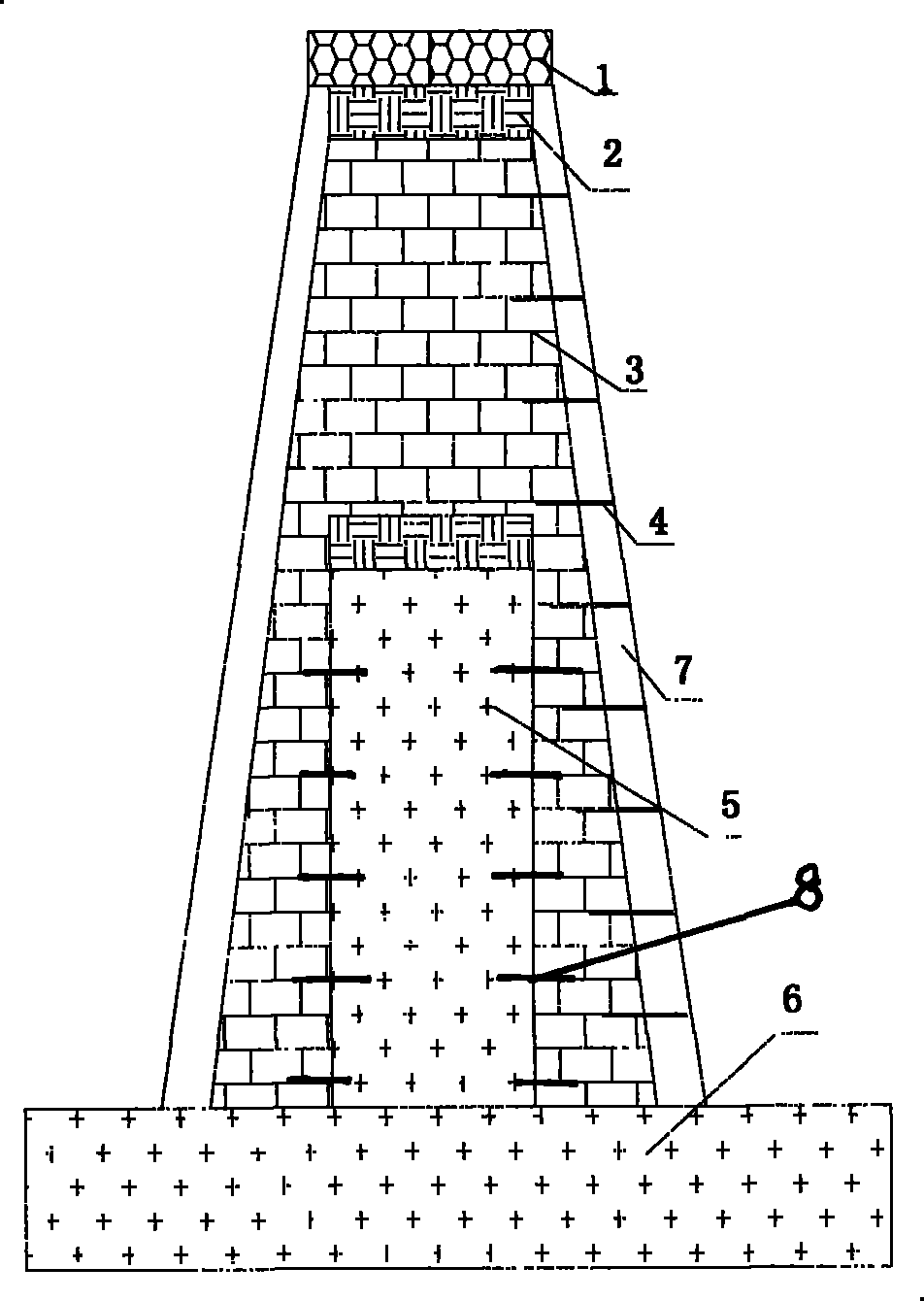Soil-brick combined yeast wine cellar and construction method thereof