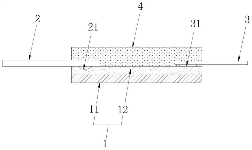A method for manufacturing an amorphous metal strip corrosion electrode