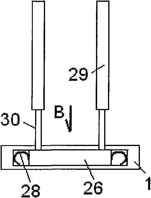 Medical living-recovery cart device with enclosing barrier for facilitating excretion of children patients