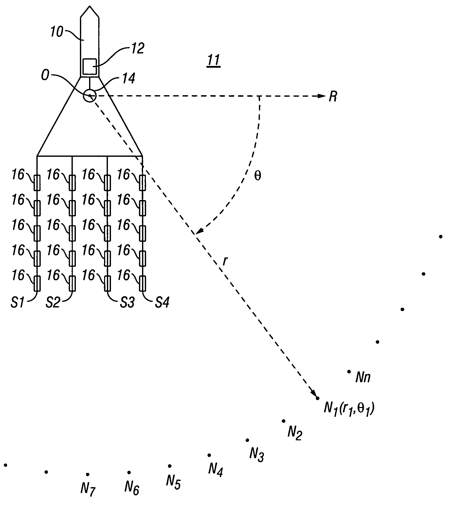 Method for noise suppression in seismic signals using spatial transforms
