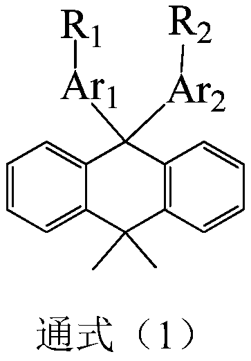 A kind of organic compound containing dimethyl anthracene and its application