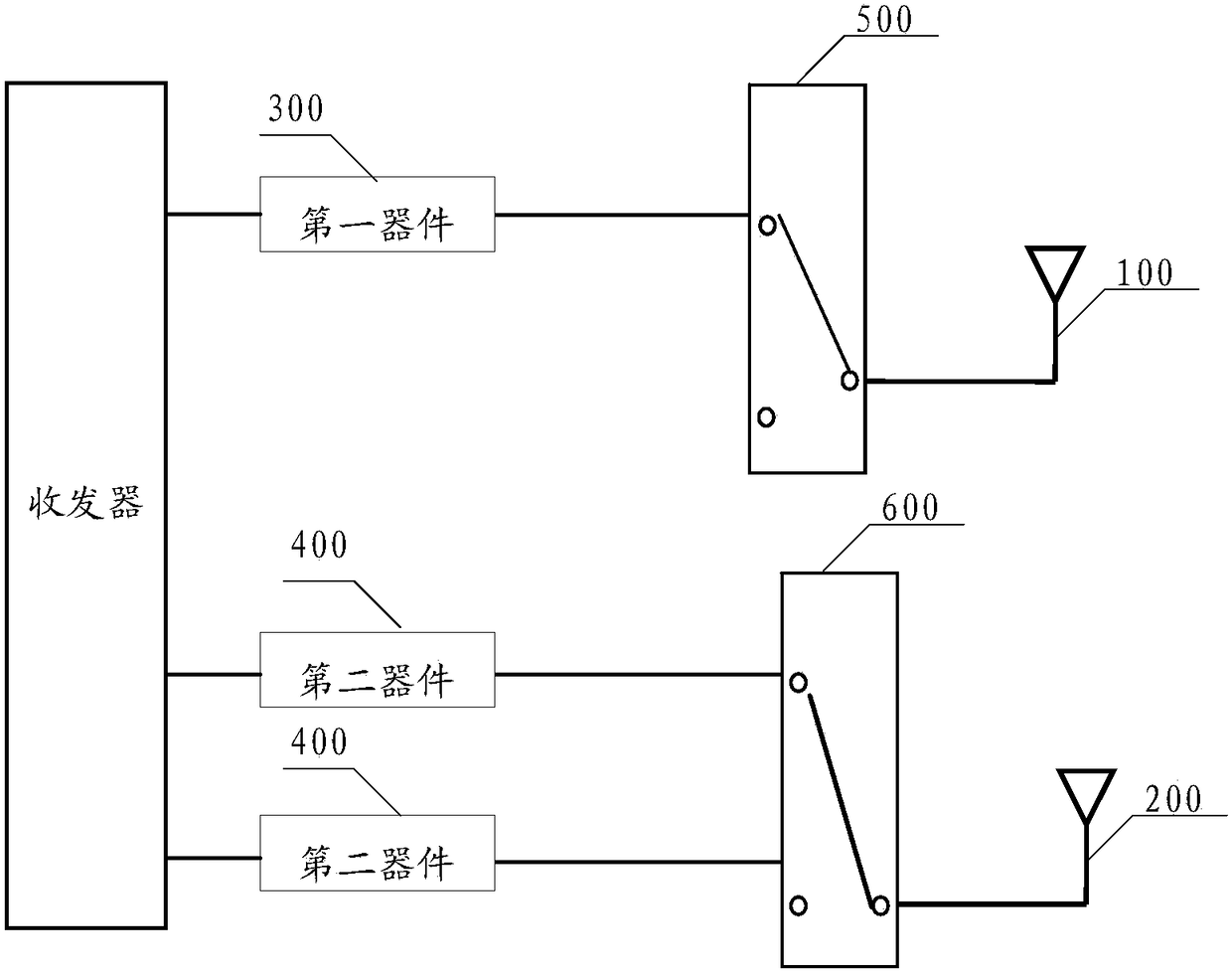 A carrier aggregation circuit