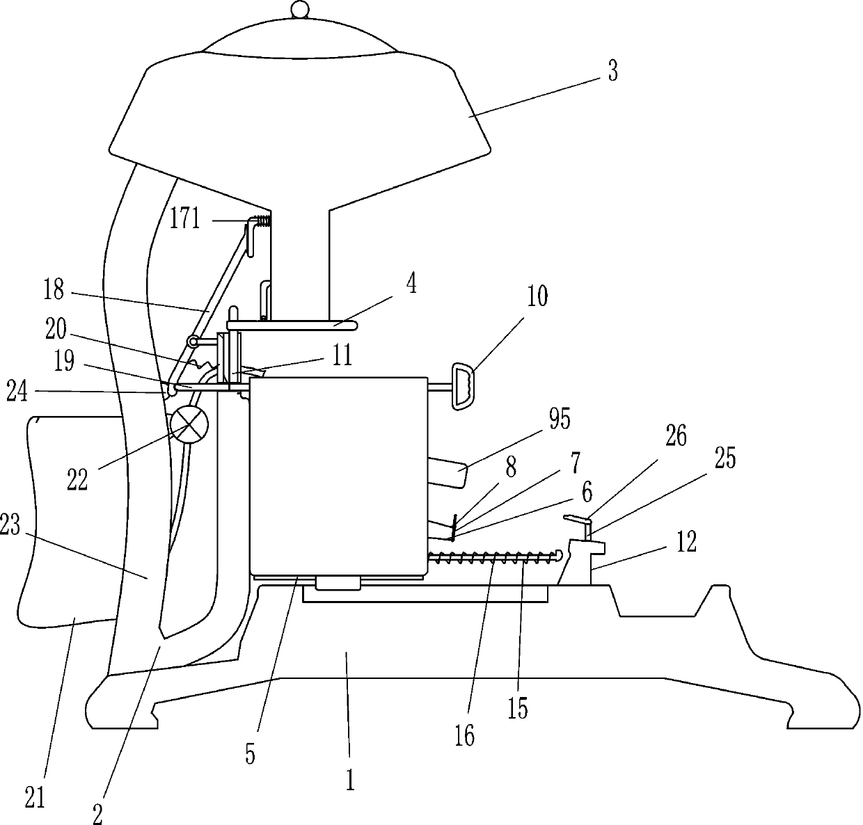 Automatic preparation equipment for building putty