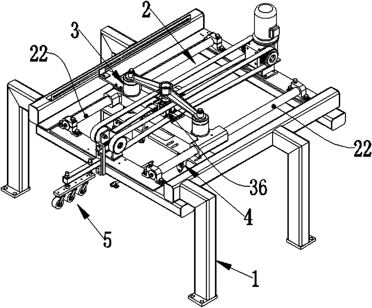 A ceramic tile automatic correction device