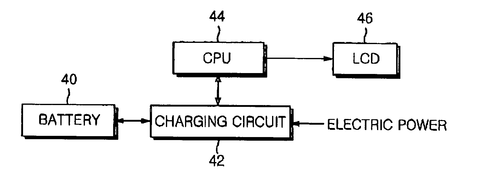 Battery charging device for a mobile apparatus using an ear-microphone jack