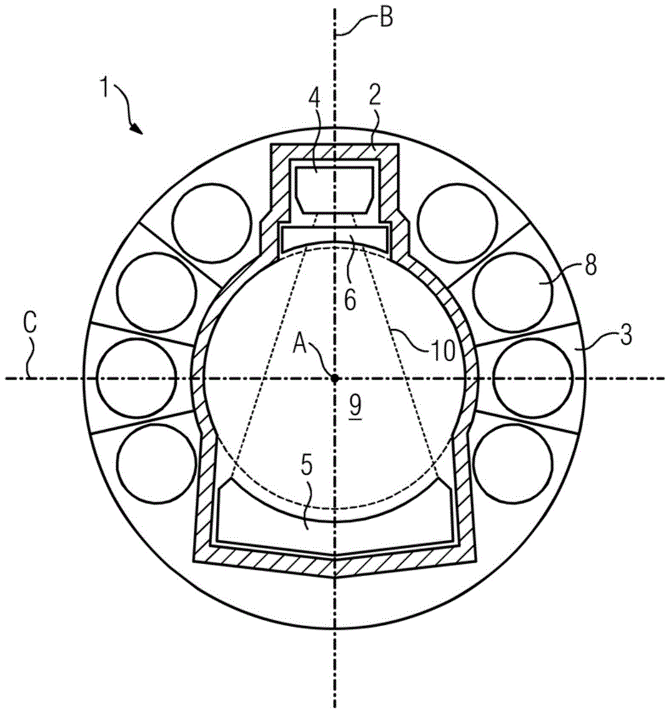 Rotatable bearing ring, high-strength framework, and computed tomography device