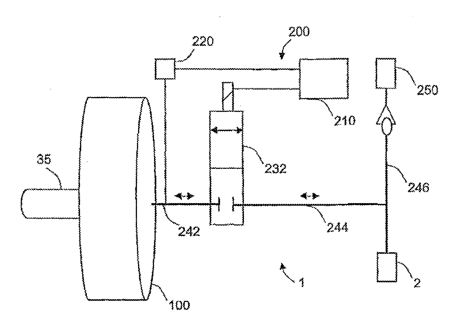 Air storage system for an air suspension system in a heavy vehicle