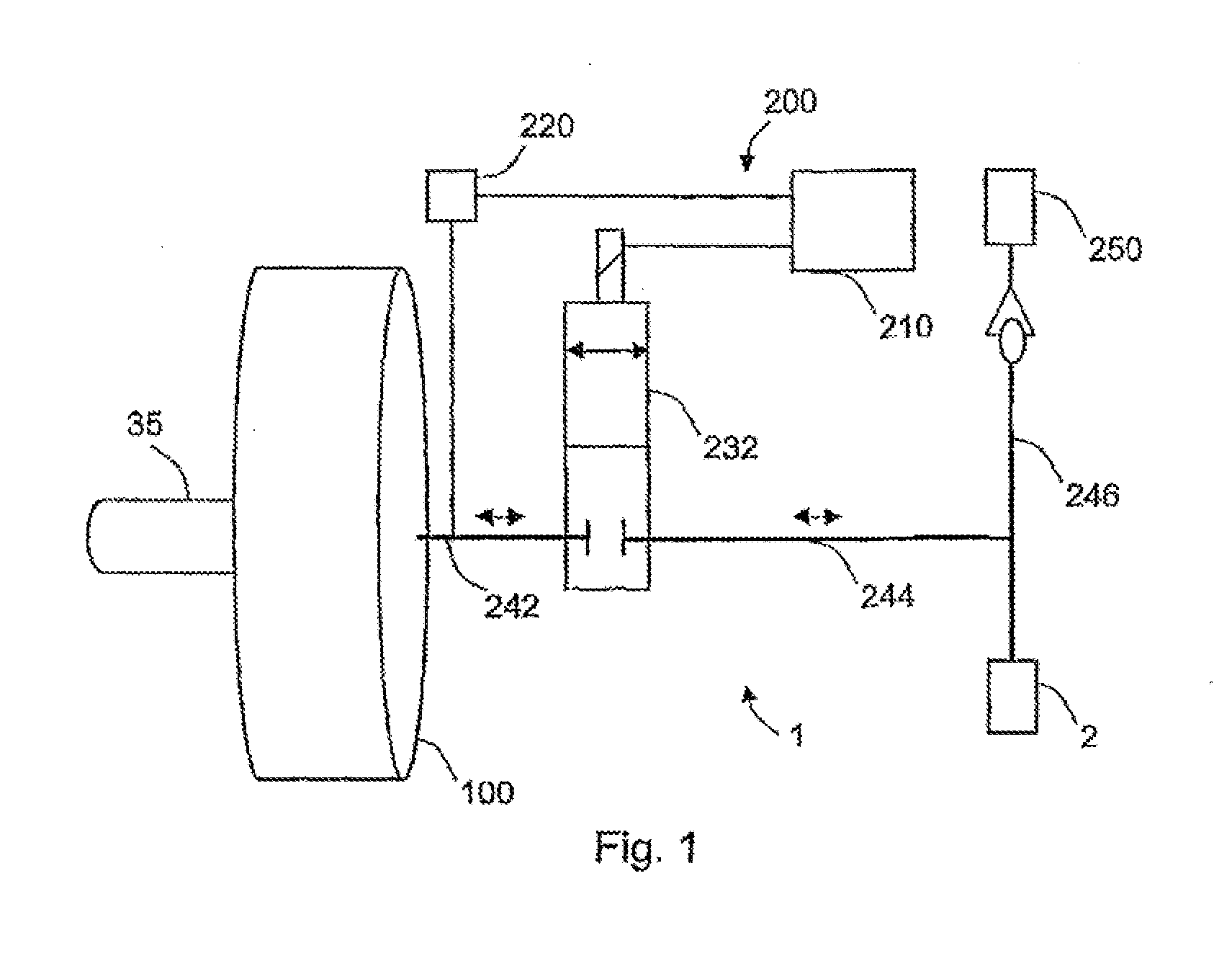 Air storage system for an air suspension system in a heavy vehicle