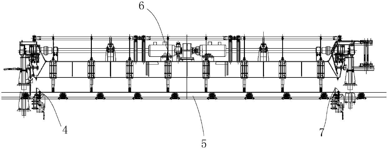 A high-speed direct-feeding and direct-rolling system and method for continuous casting of wire rods