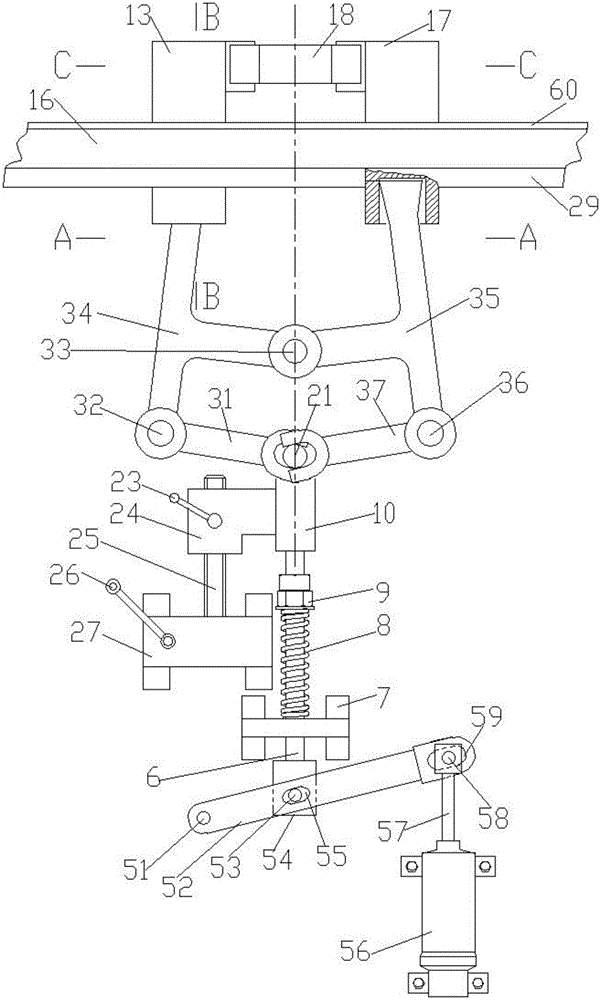 Horizontal electromagnetic lever and rack flat layer control and safety braking device for lifting device