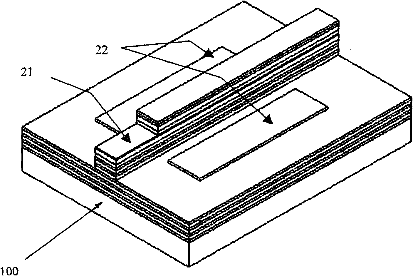 Method for preparing evanescent wave coupling type single carrier traveling wave photoelectrical detector