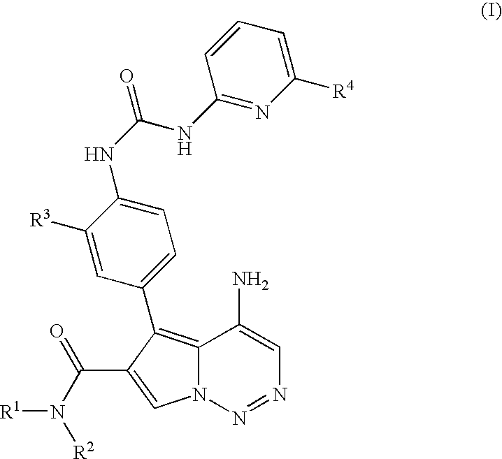 Pyrrolotriazine derivatives useful for treating cancer through inhibition of aurora kinase