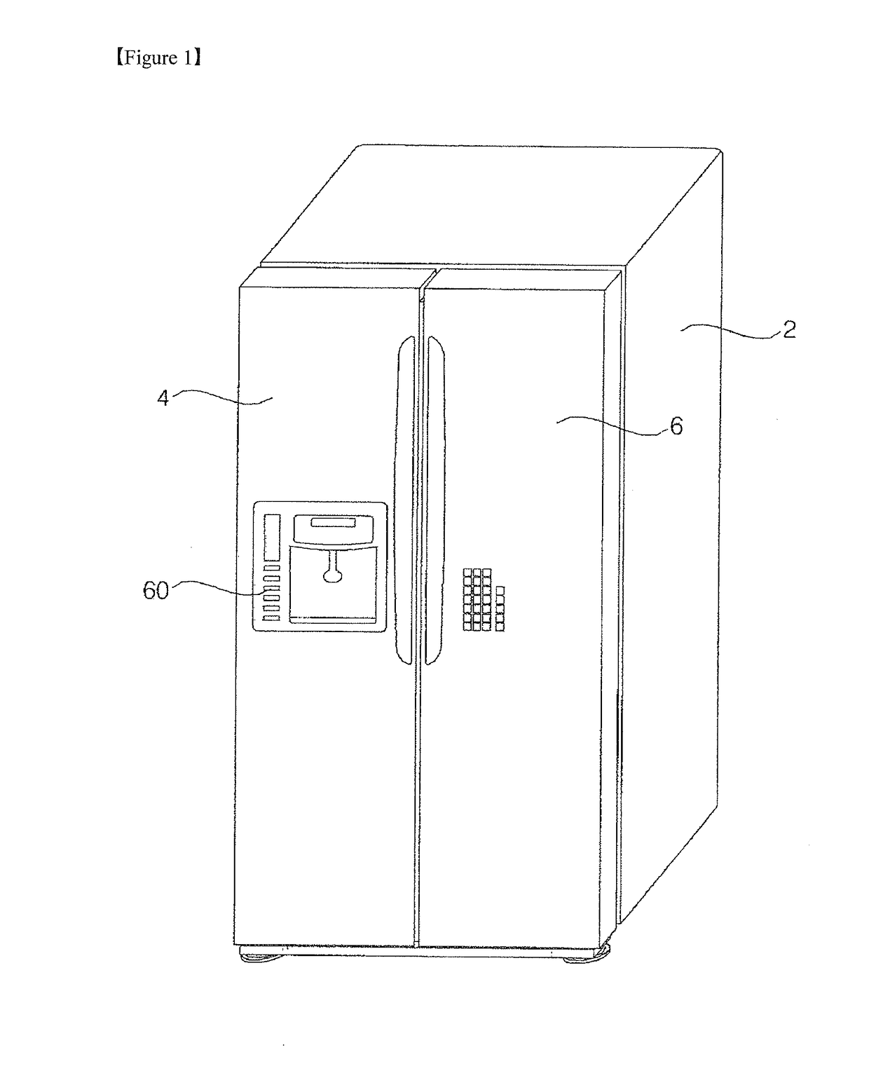 Door opening and closing device for refrigerator and method of controlling the same