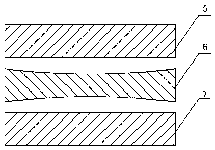 Curved surface compensation conveying belt