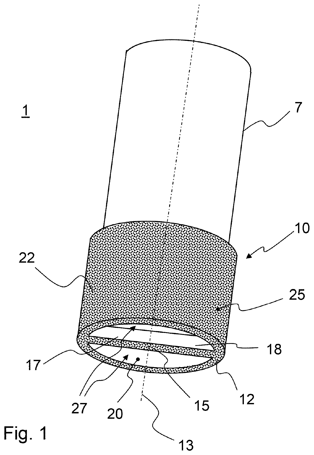 Tool head and glass or glass ceramic article producible using the tool head