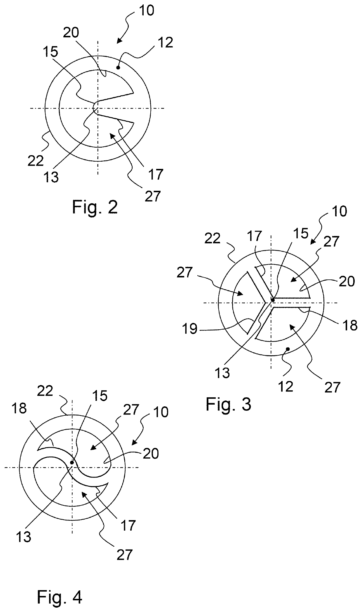 Tool head and glass or glass ceramic article producible using the tool head