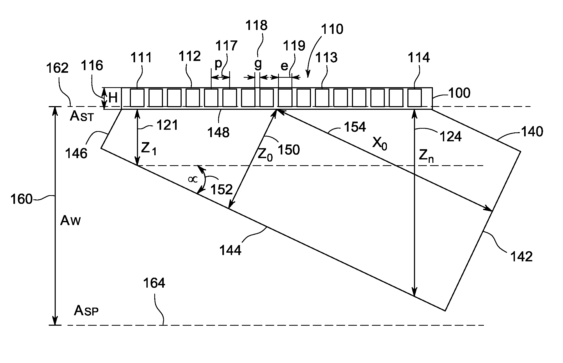 Method and system for calibrating an ultrasonic wedge and a probe