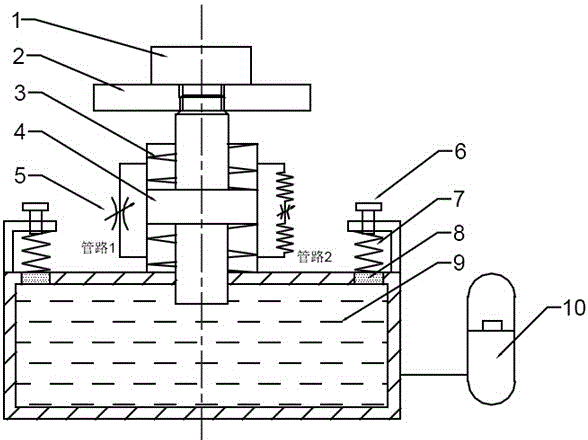 Composite semi-active ultralow-frequency vibration isolating device