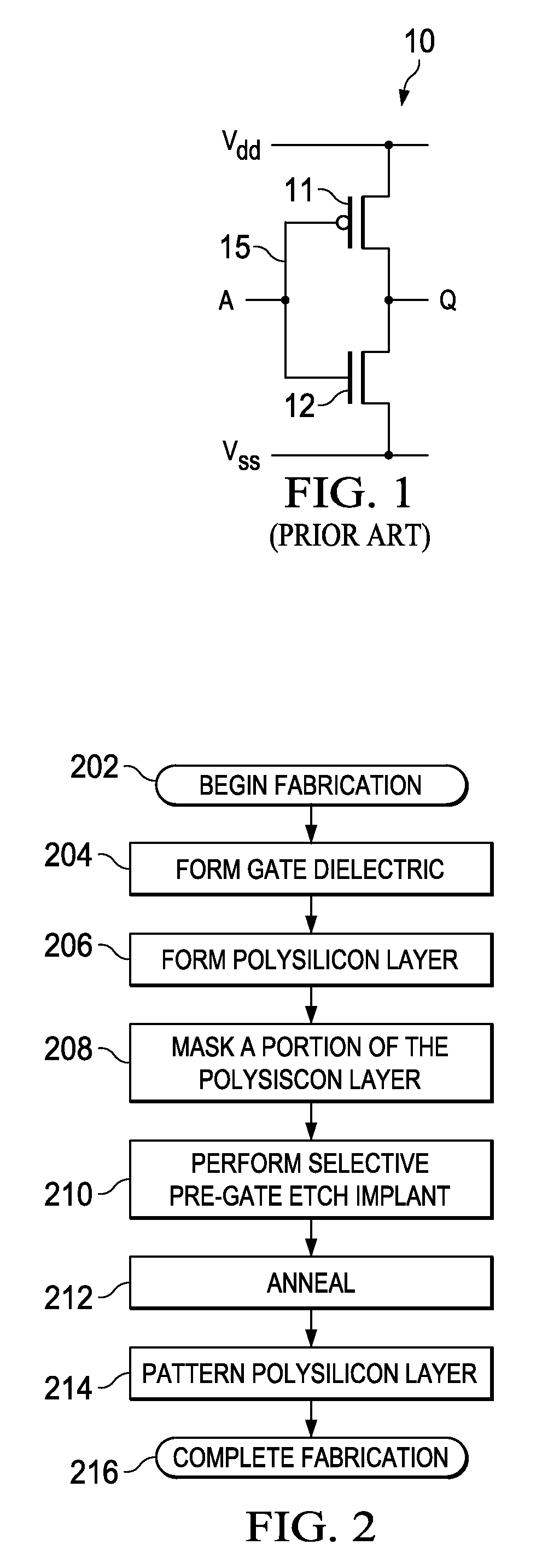 Differential poly doping and circuits therefrom