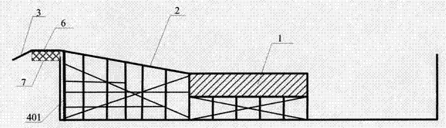 Concrete trestle and foundation pit connection joint structure and construction method thereof