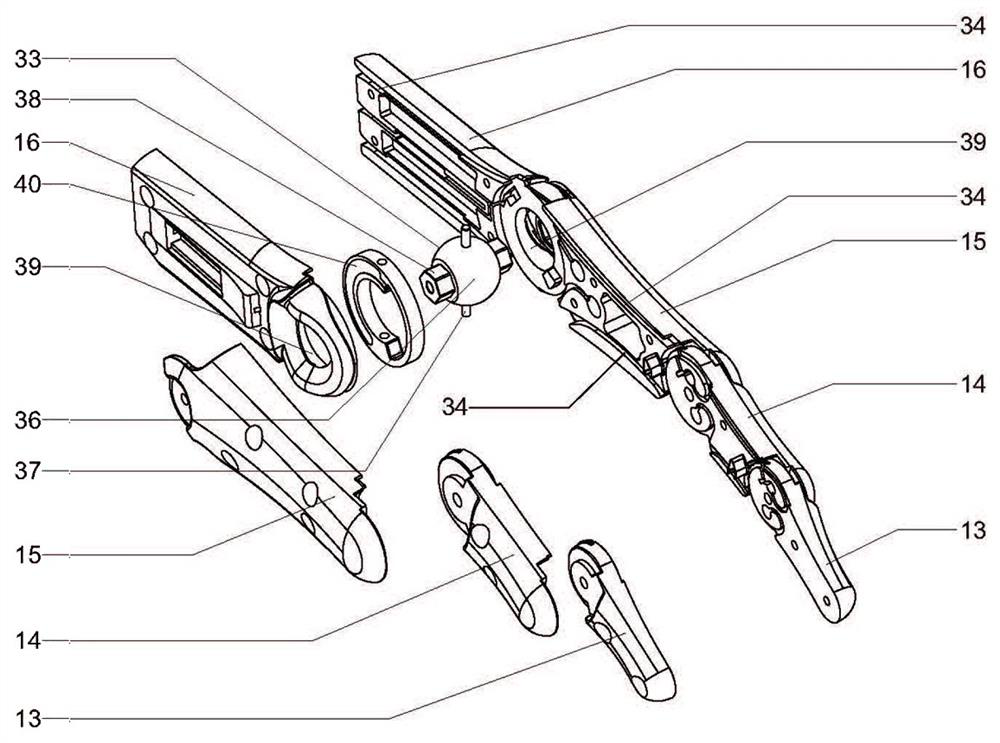 Bionic hand mechanism and robot using same