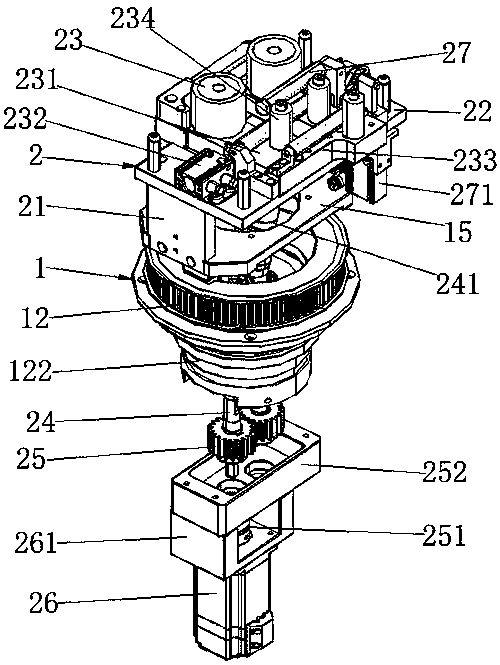 Wire head and tail switching mechanism of wire