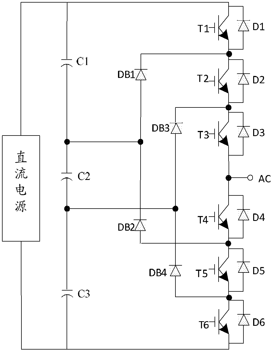 Four-level topology unit and application circuit thereof